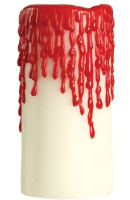 Bloody Halloween candle 10cm