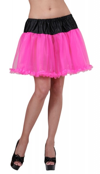Petticoat skirt pink black