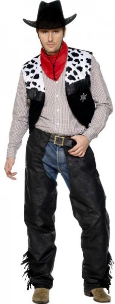 Wild Western Cowboy Billi mænds kostume 2