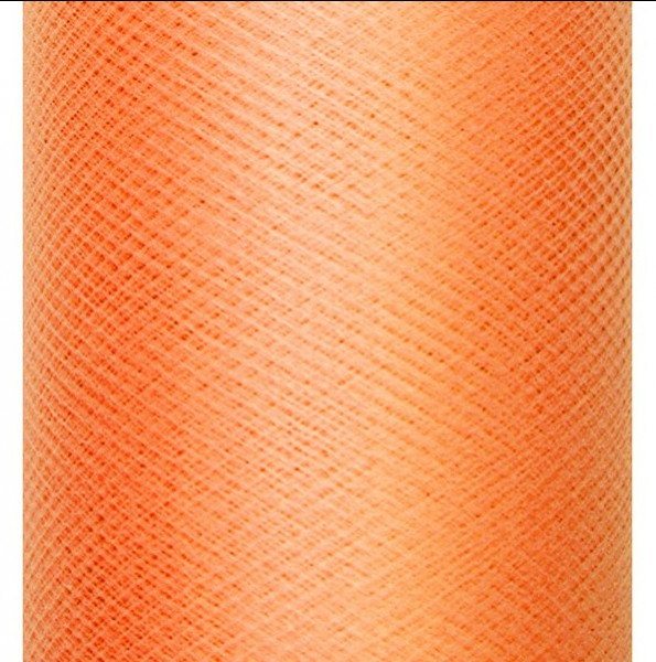 Tulle on a roll orange 30cm x 50m