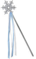Silver ice princess wand for kids