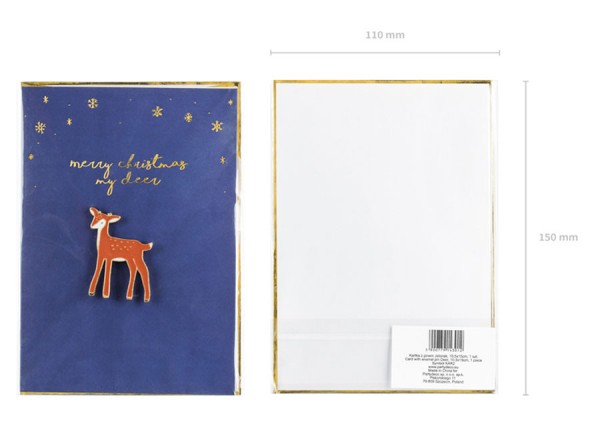 Weihnachtskarte My Deer 14,8cm 4