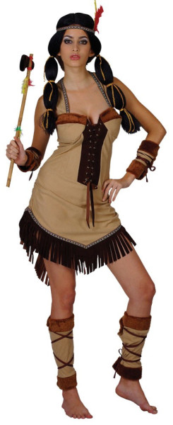 Indian woman brave dog costume