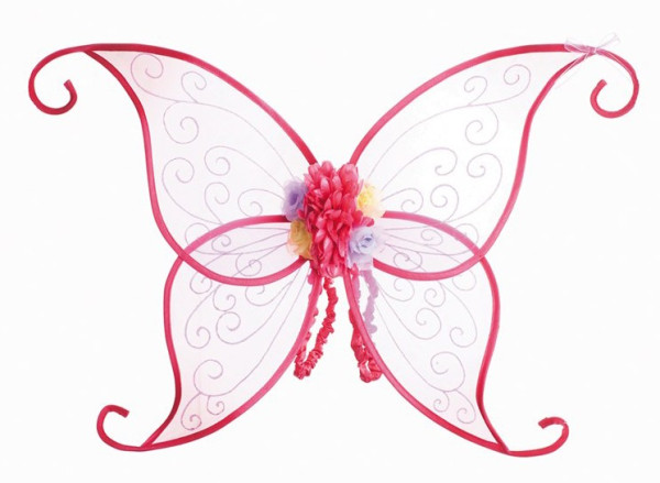 Pink elven flower wings