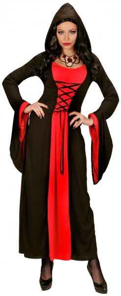 Gotisk vampyr dame Emma kostume 3