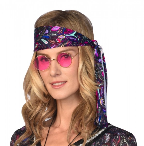 Pinke Hippie Brille Sonja