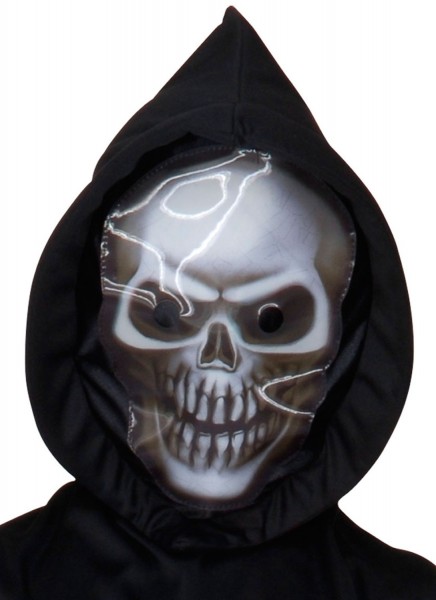 Grim reaper child costume with mask and gloves 2