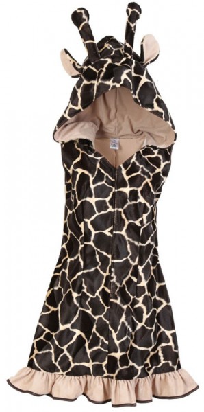 Disfraz de jirafa salvaje suave para mujer 5