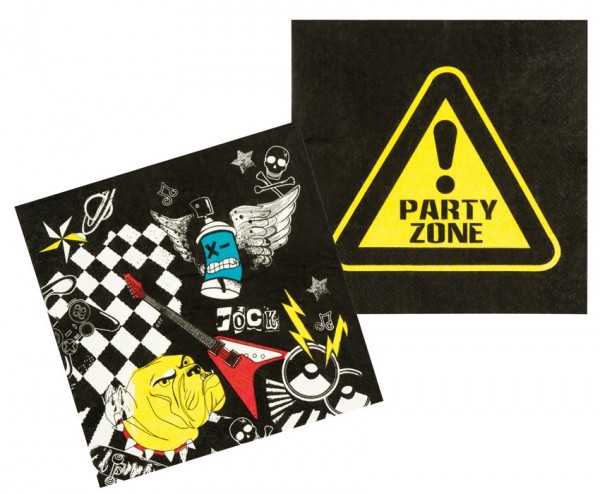 12 party zone napkins