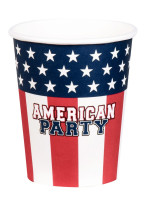 Preview: 10 paper cups Stars and Stripes 250ml