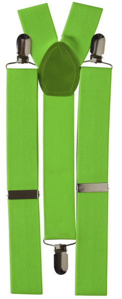 Light green suspenders