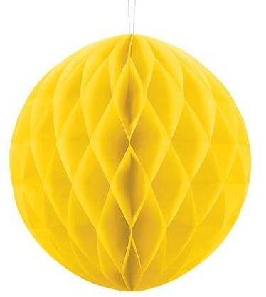 Honeycomb-kugle Lumina gul 20 cm