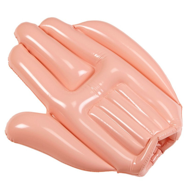 Inflatable fan hand