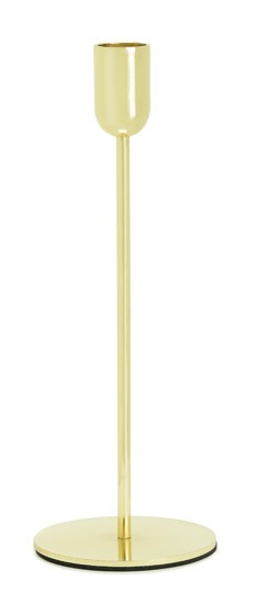 Golden Modern Touch candlestick 22cm