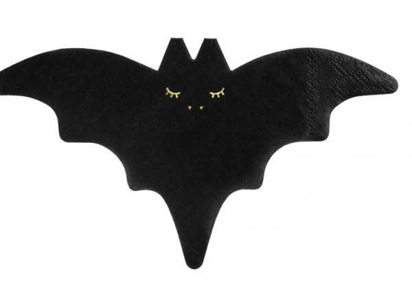 20 Be Scary Bat Napkins 16cm x 9cm