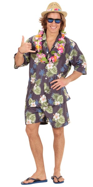 Disfraz 2 de Aloha Beach Party para hombre