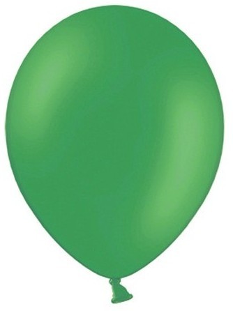 100 globos de celebración verde oscuro 25cm