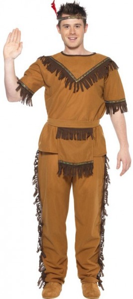 Wild Western Indian mænds kostume