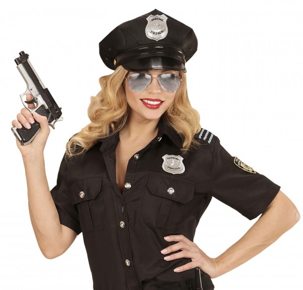 Police officer costume set 3 pieces