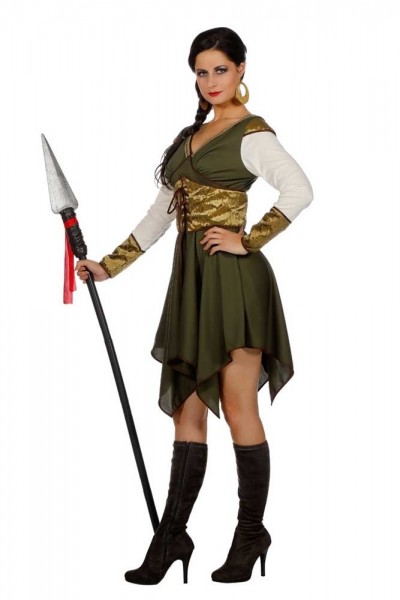 Disfraz de guardiana medieval para mujer