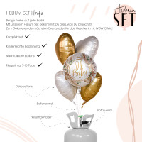 Vorschau: Botanic Birth Ballonbouquet-Set mit Heliumbehälter