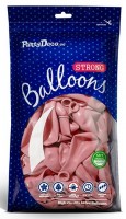 Preview: 50 party star balloons light pink 23cm