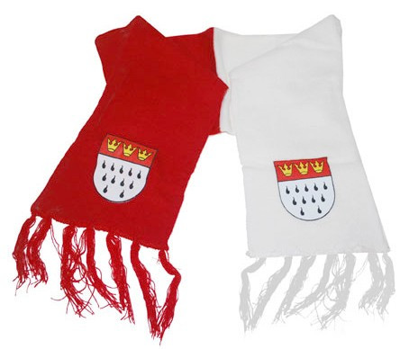 Cologne scarf with coat of arms 120 x 18cm