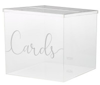 Vorschau: Best Day Kartenbox transparent 25cm