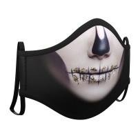 Preview: Mouth nose mask Skull Girl for girls