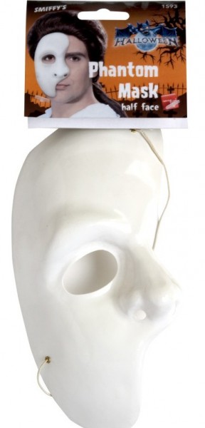 Weiße Opernphantom Maske 2