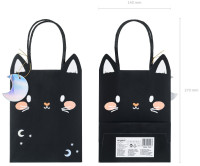 Preview: Gift bag Black Cat 18cm