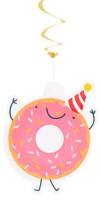 Vorschau: 3 Happy Donut Deckenhänger 85cm