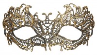 Preview: Golden elegant Venetian eye mask
