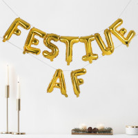 Aperçu: Guirlande festive de ballons en aluminium AF