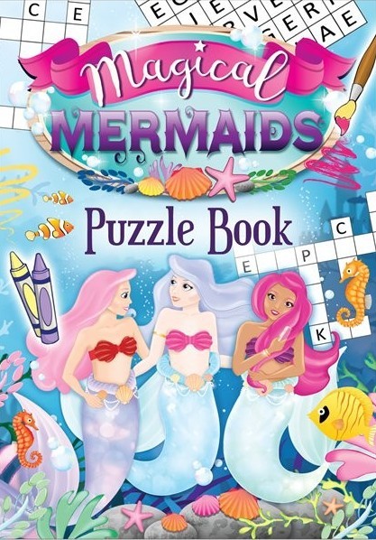 1 mini mermaid puzzle booklet