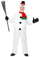 Gelukkig sneeuwpop kostuum voor volwassenen