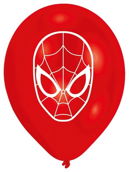 10 fantastici palloncini Spiderman 25 cm 3