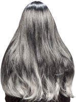 Aperçu: Perruque cheveux longs Priscilla gris