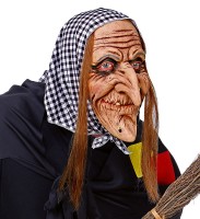 Widok: Stara maska tymiankowa czarownica dla dorosłych