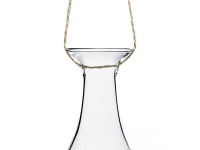 Oversigt: Vase hængende dekoration lavet af glas