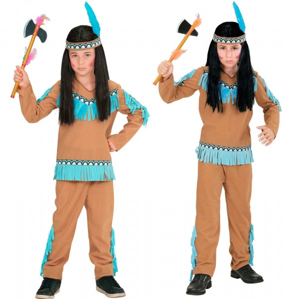 Indfødt amerikansk kostume til kvikk hauk