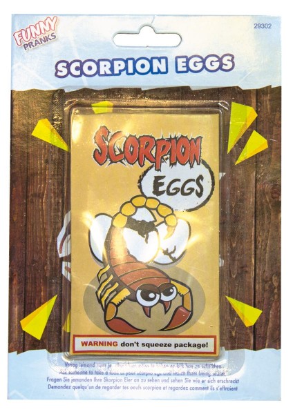Verrückte Skorpion-Eier Scherzartikel
