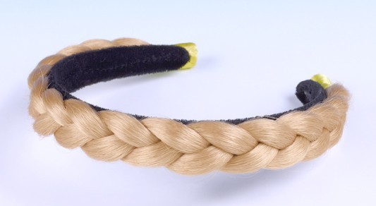 Blond braid headband