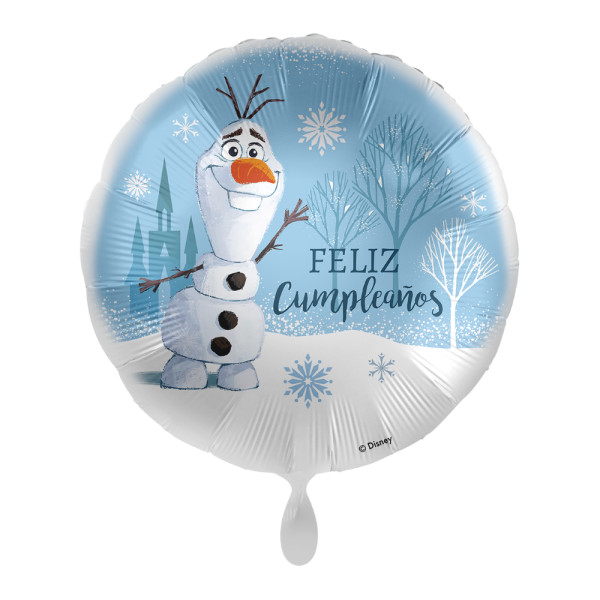 1 Juego de globos de aluminio de Disney Frozen Elsa Olaf para cumpleaños de  niña