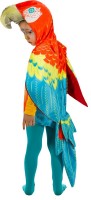 Preview: Colorful parrot costume for children