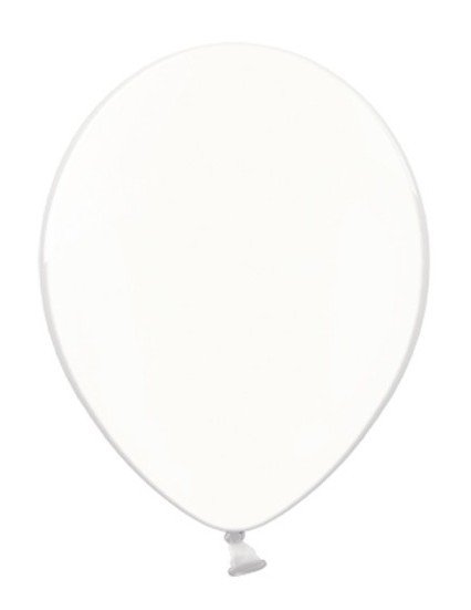 100 Ballons Blanca Weiß 12cm