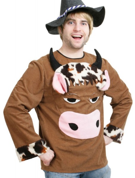 Camisa de vaca Oktoberfest para hombre