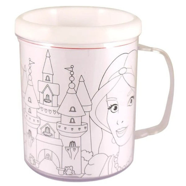 Princesses mug for coloring