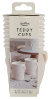 Preview: 8 Freddy the Teddy paper cups 250ml