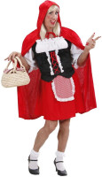 Travesty Little Red Riding Hood herre kostume